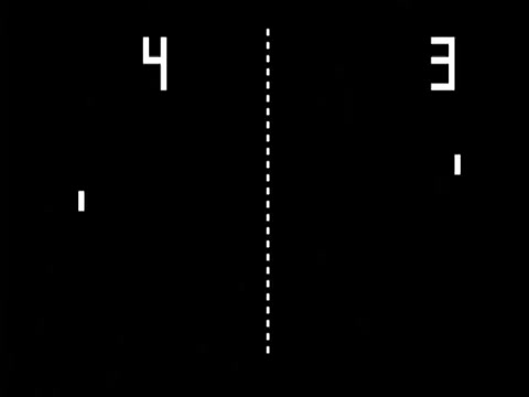 Pong Gameplay circa 1972 - Imgur.gif