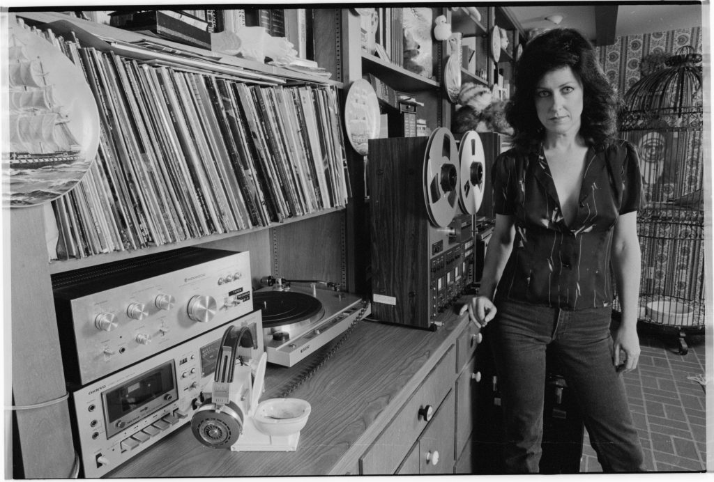 Grace Slick with Her Home Stereo (Photo by Roger RessmeyerCorbisVCG via Getty Images).jpg