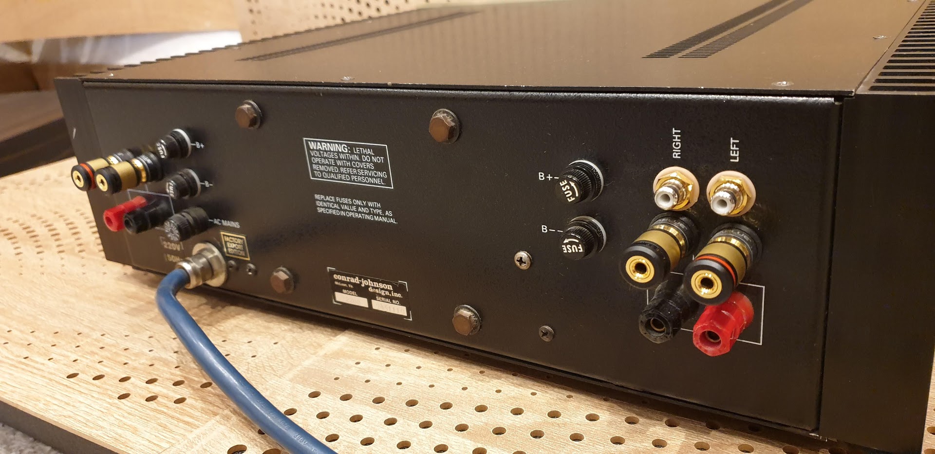 Conrad Johnson Mf 20 Amplifier Avsite