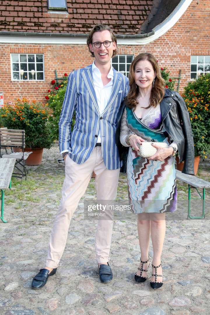 BASTHORST, GERMANY - JUNE 15 Eike Knueppel and Vicky Leandros during the BMW Polo Cup Gut Bast...jpg