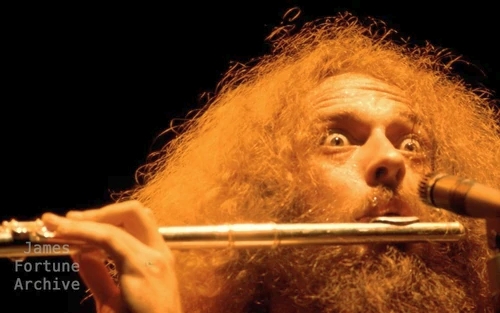 Ian Anderson, wild-eyed on flute, Jethro Tull at The Los Angeles Forum - Los Angeles, Ca.-1974.jpg