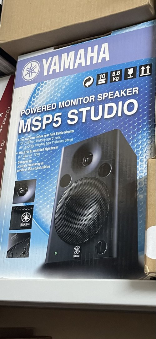 yamaha powered speaker msp5 | AVsite