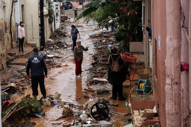 Καταστροφές από την κακοκαιρία στην Κρήτη