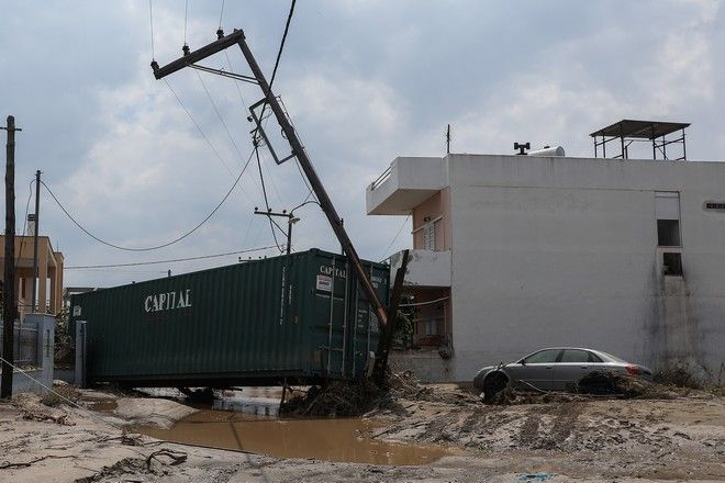 Στιγμιότυπο από την περιοχή Μπούρτζι της Εύβοιας