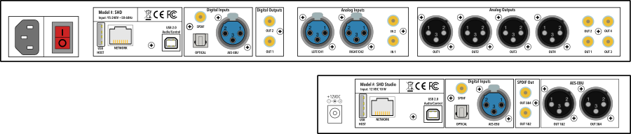 Rear panels boast flexible connectivity